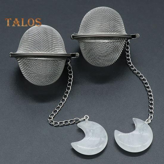 Teesieb, mondförmige Filtration, hochfest, robust, für Hot Pot-Gewürze, Teesieb-Kugel für Cafés