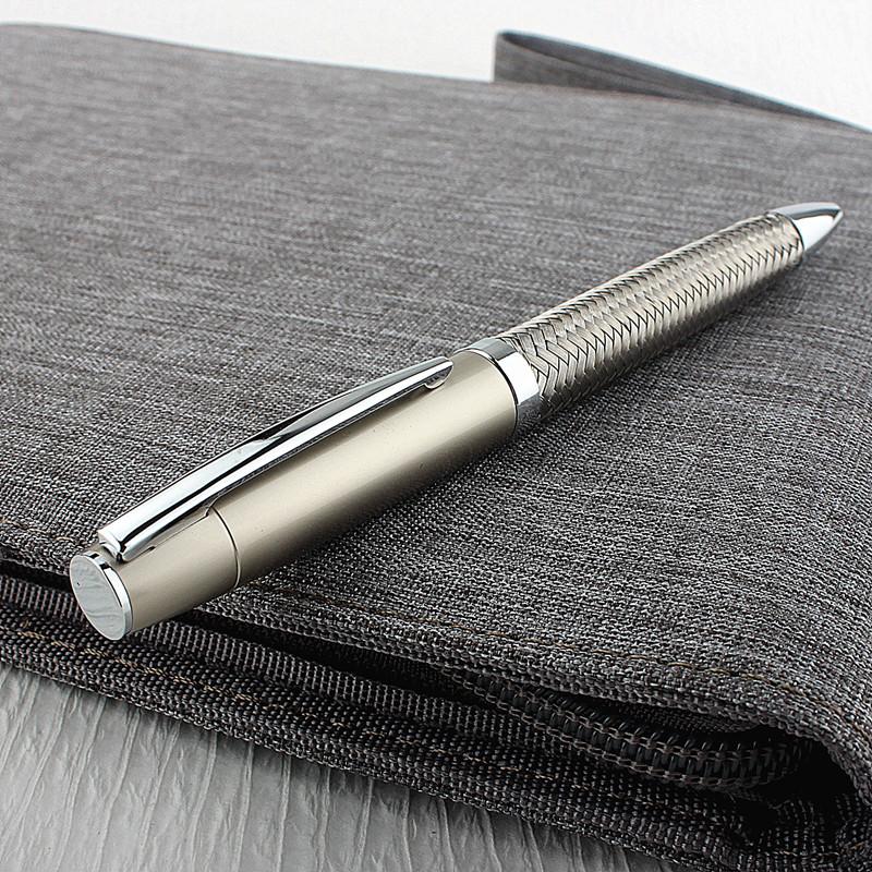 New Luxury Metal Ballpoint Pen Steel Wire Weaving Pen Ballpoint Pen Lettering School&Office Supplies