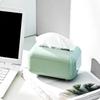 Simple Stylish Plastic Tissue Box Square Tissues Container Car Napkins Holder Case Home Organizer Kitchen Storage Holder Tools