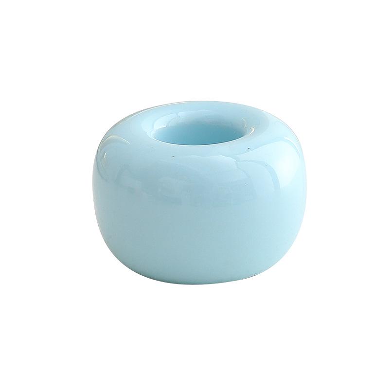 Minimalist Ceramic Bathroom Toiletries Kit with Toothbrush Holder and Mouthwash Cup