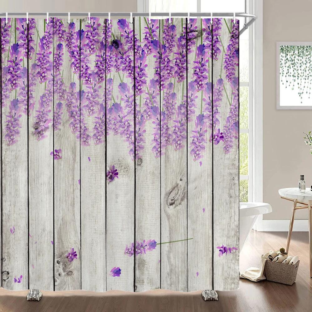 1Pc Beautiful Sunflower Flowers Print Waterproof Polyester Shower Curtain Fabric Shower Curtain Home Decoration Shower Curtain