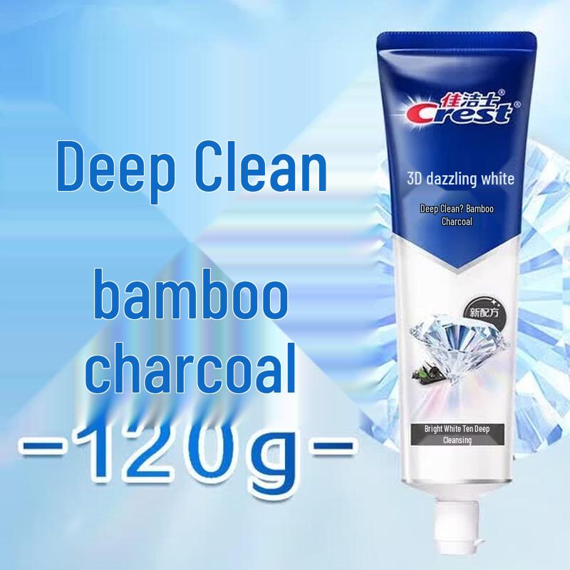 Crest 3D White Deep Clean Bamboo Charcoal Toothpaste