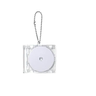 [eREC] Portachiavi NFC a forma di CD con Custodie Trasparenti (2, 5, 10, 30 pezzi) (30)