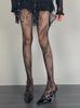 Women Sexy Lace Fishnet Stockings Lolita Hollow Out Solid Pantyhose JK Japanese Style High Waist Vintage Rhombus Striped Tights