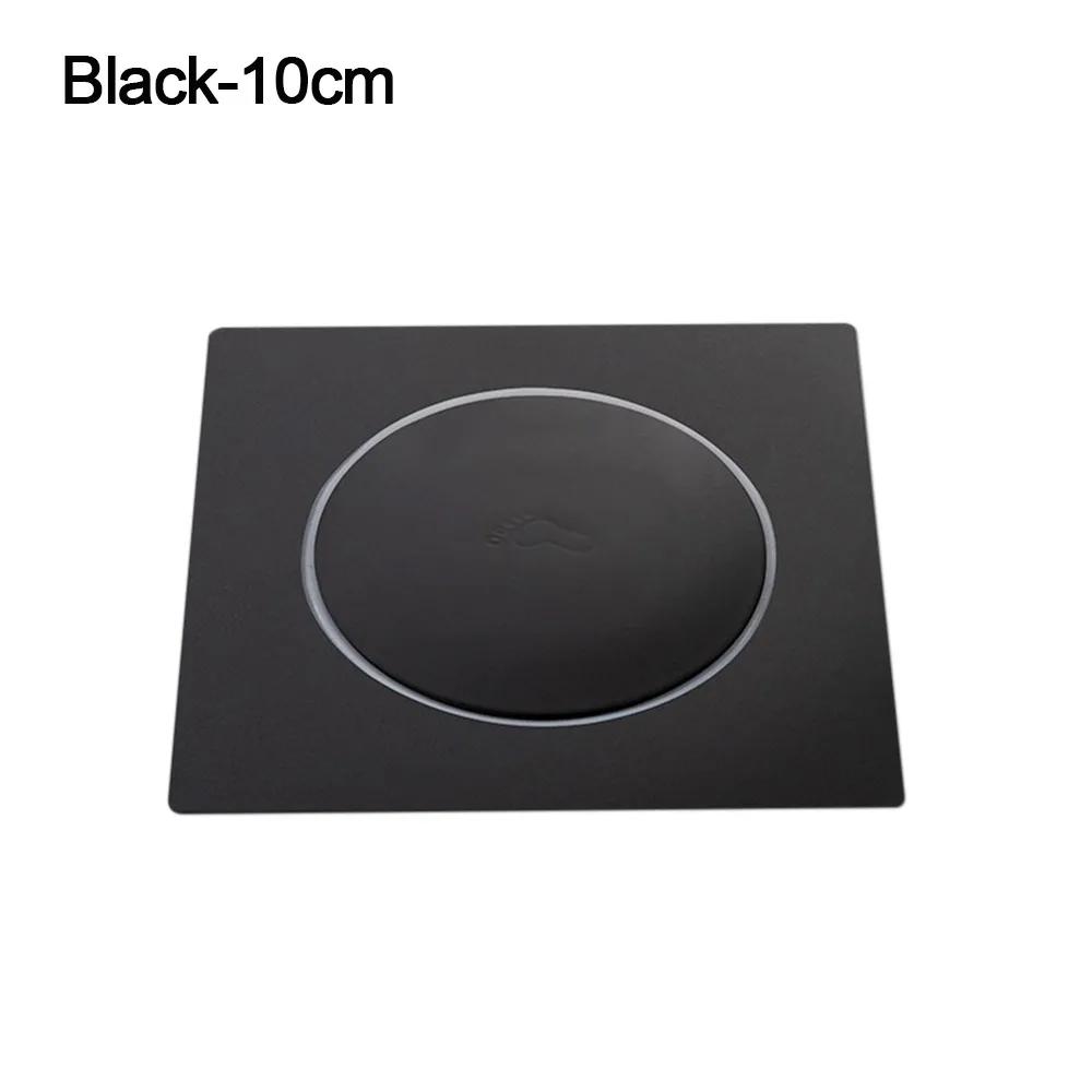 Creative Stainless Steel Press-Type Floor Drain Pop Up Bounce Pedal Type Sewer Floor Strainer Anti-odor Square Drain Filter
