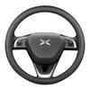 Genuine Leather Steering Wheel Cover for 2021 XPeng P7/G3/P5, Ultra-Thin, All-Season.
