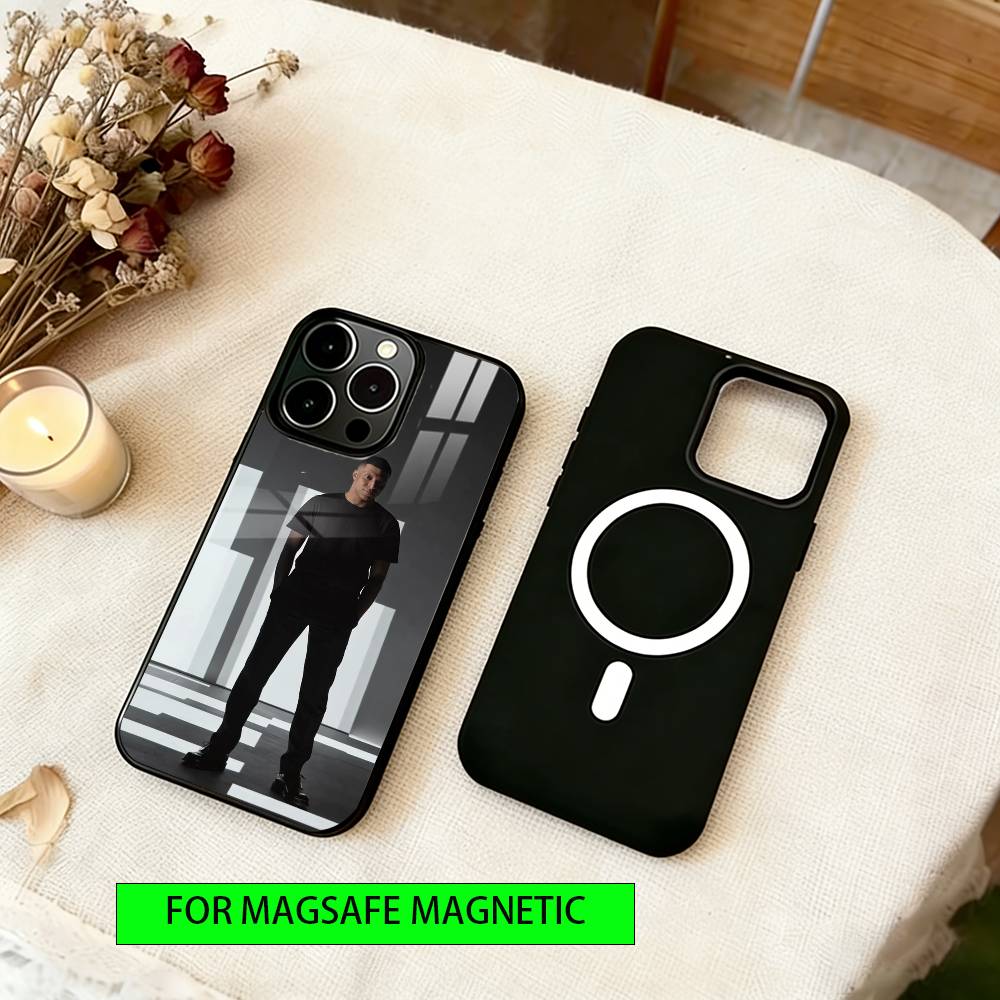 Kylian Mbappe Handyhülle Für iPhone17,16,15,14,13,12,11 Plus,Pro Magnetisch mit Magsafe Kabelloses Laden
