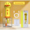 Electric Dog Shampoo Dispenser Dog Shampoo Sprayer Duck Shampoo Foamer for Pet, Foaming Soap Dispenser for Bathtub,