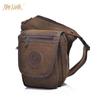 2024 Men's Retro Canvas Messenger Bag - Trendy, Wear-Resistant, Vertical Zipper Design