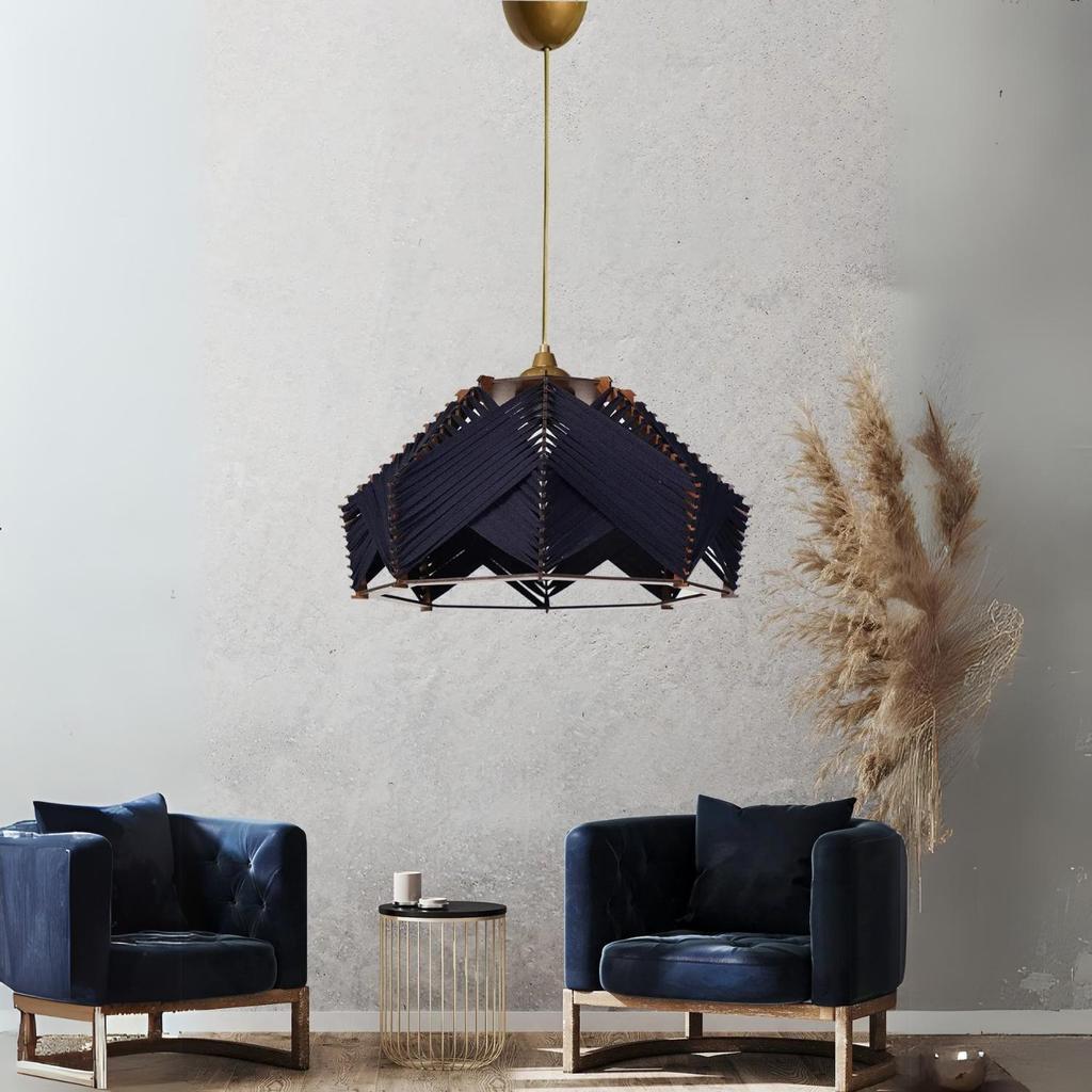 Chaos Handmade Sarkıt Avize Lacivert