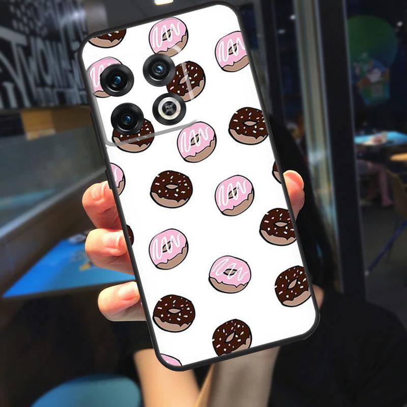 

Pizza Sushi Food Donuts Funda For OnePlus 10T 8T 9RT 12 13 13R 11 9 10 Pro OnePlus Nord 4 CE 2 3 Lite N20 N30 Case OnePlus 12