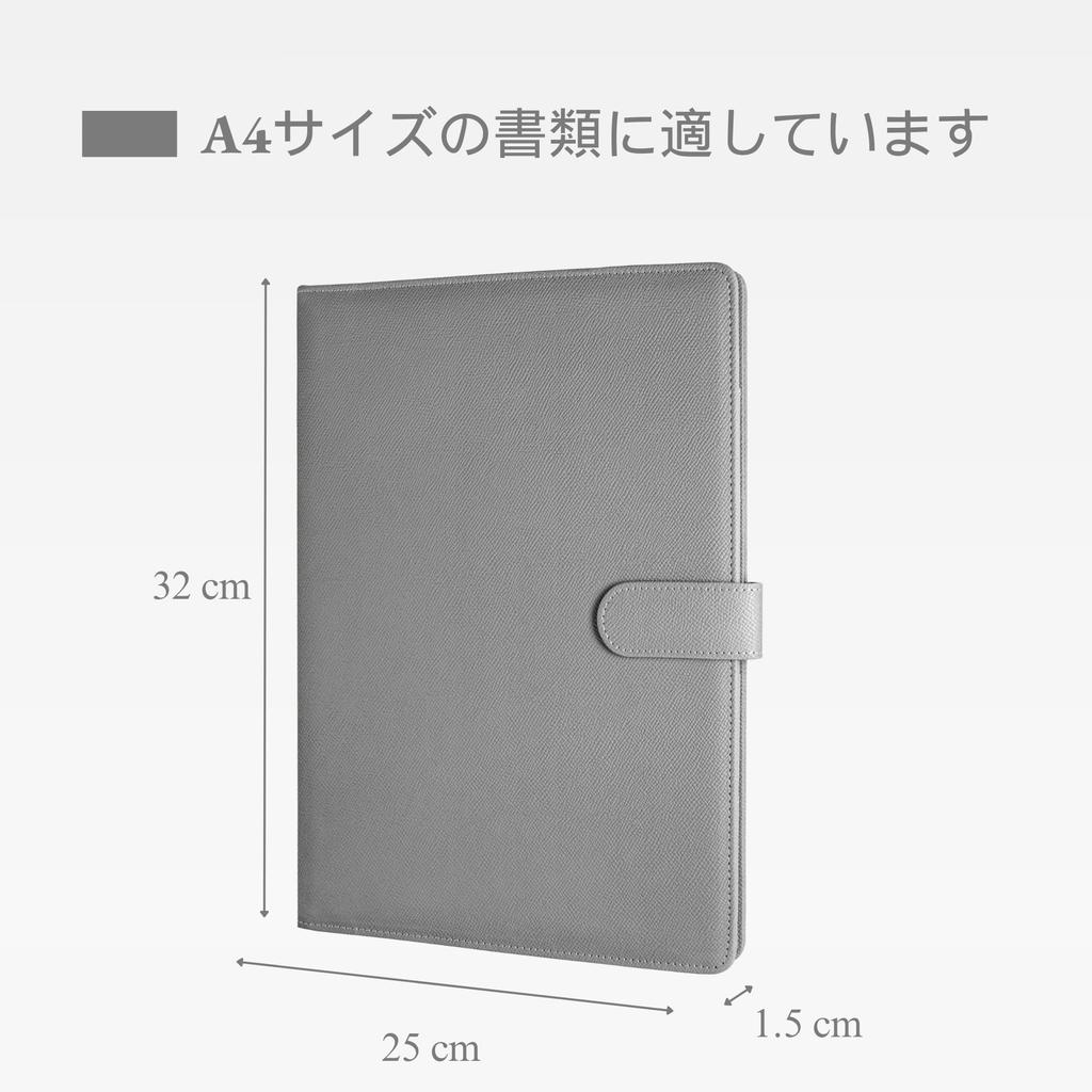 Mymazn A4 Binder Clipboard PU Meeting Pad Clip Desk Pad Signature A4 Document Folder for Contract Office Supplies Folder, Bi-fold Leather, File,