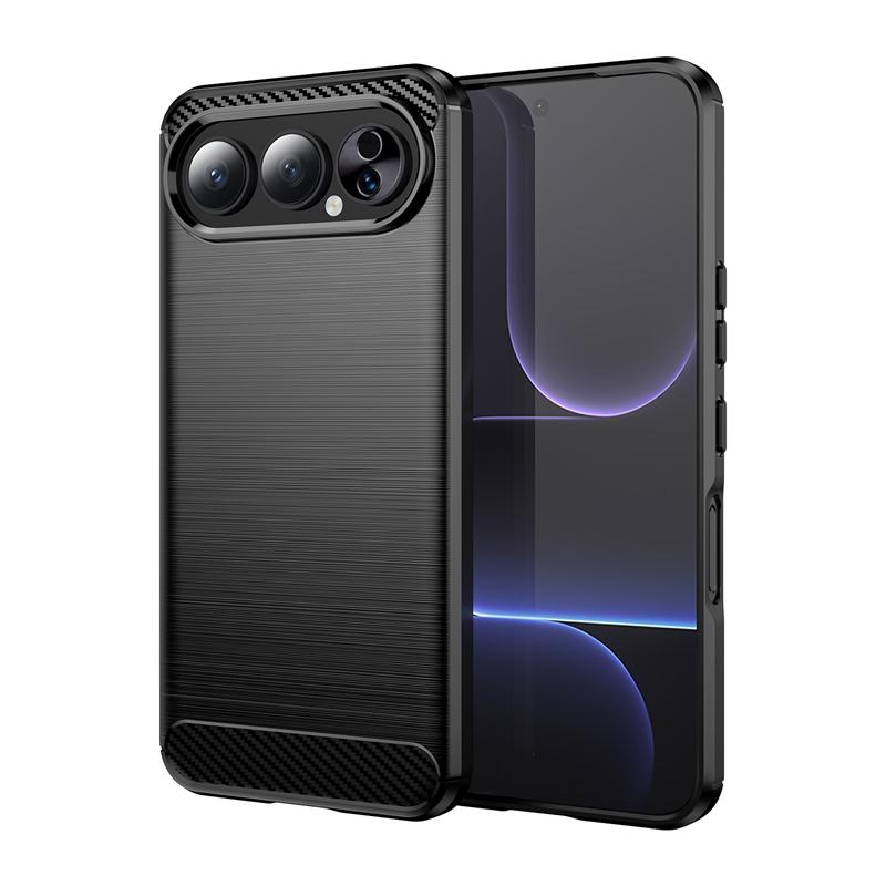 For Cover Honor 500 Pro Case For Honor 500 Pro Anti-knock Soft TPU Silicone Carbon Fiber Phone Back Case For Honor 500 Pro Case