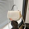 Trendy Medium Size Pu Saddle Bag With Soft Structure Perfect For Daily Casual Use