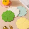 Flower Silicone Heat Insulation Mat Creative Table Mat Cup Mat Heat-Resistant Table Mat Pot Mat High Temperature Resistance