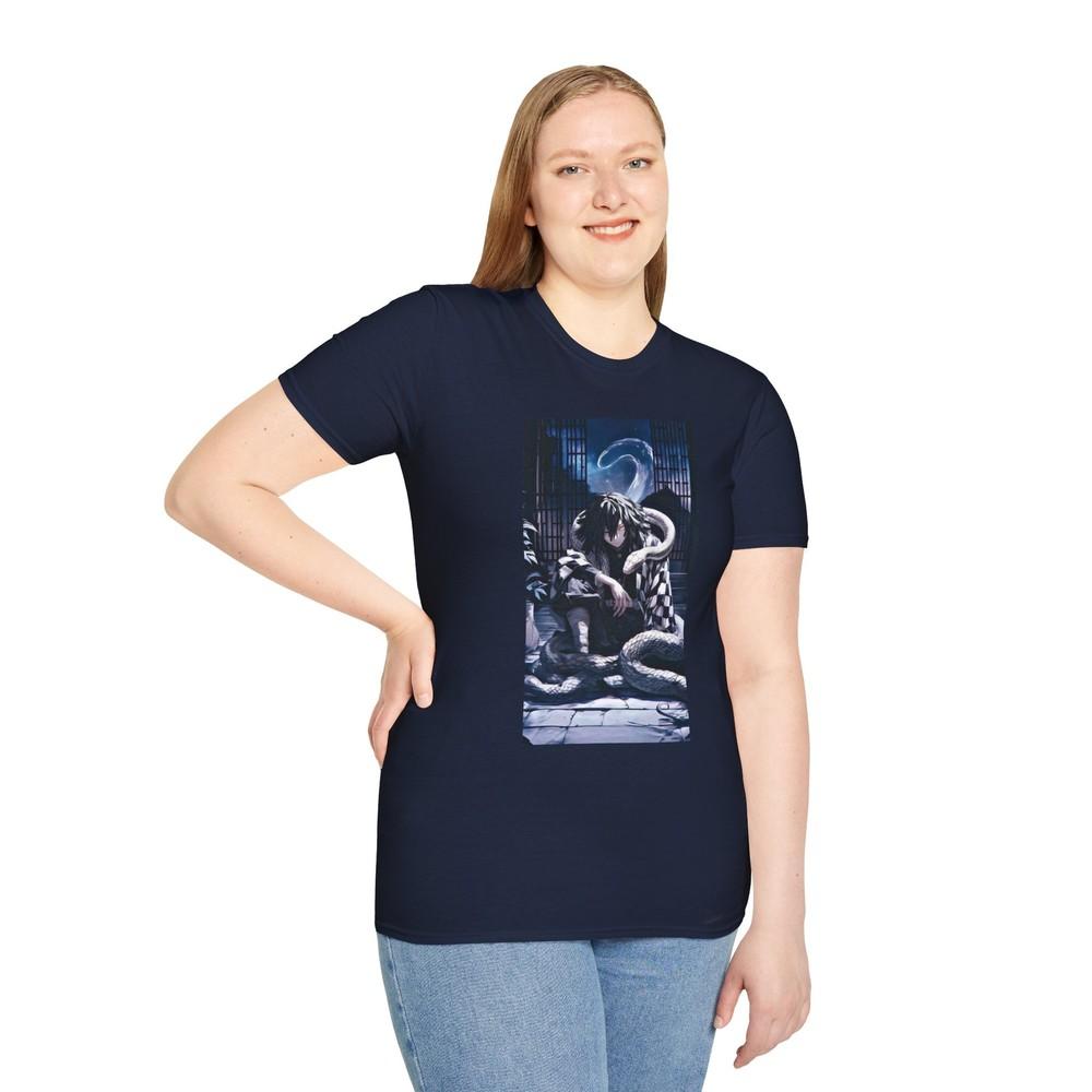 Demon Slayer Unisex Jl Anime TShirt Softstyle Obanai Iguro 1 S