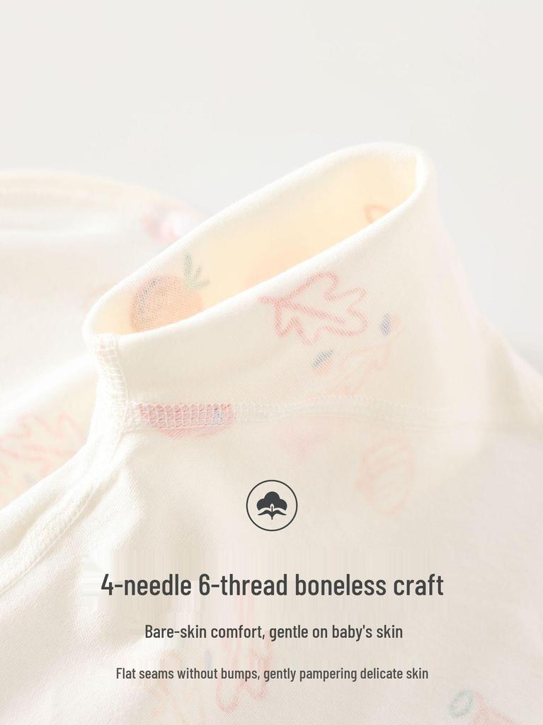 Newborn Seasonal Pure Cotton Half-Back Sleepwear for Infants - Boys & Girls Crawling Outfit