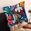 B-Britto Art Copricuscino Design Cuscino Copertura Decorazione Decorazione Festiva
