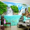 Custom Murals Wallpaper 3D Stereo Waterfalls Landscape Photo Wall Painting Living Room TV Sofa Background Wall Home Decor Fresco