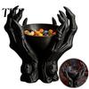 Mystery Style Home Decor 3D Printed Gothic Demon Claw Trinket Dish, Devil Paw Decorative Halloween Tabletop Ornament Storage Bowl, Jewelry Key Holder