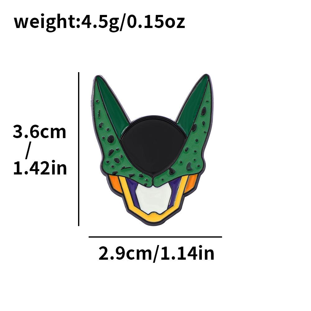 RiMan Character Dragon Ball Metal Badge Wukong Film and Television Animation Character Alloy Brooch Pin