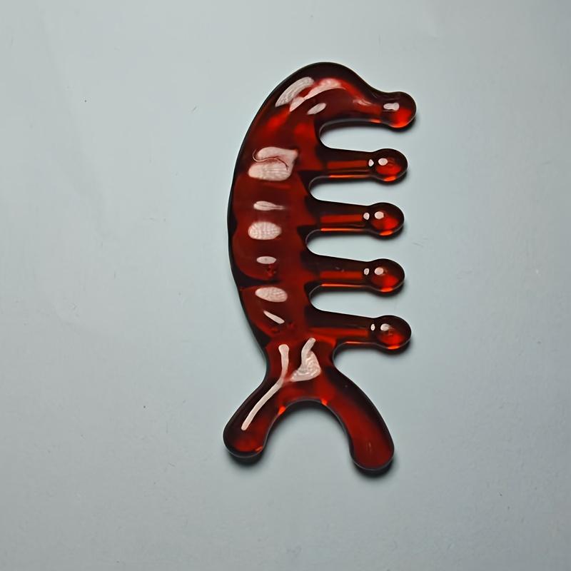 

1 шт./2 шт., Покупка продукта Смола Круглый Зуб Массажная Расческа для Головы Меридианная Расческа Шея Лицо Глаза Акупунктурная Точка Релаксация Массажная Расческа для Головы Скребок