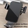 Gravity Car Phone Holder with Metal Spiral Hook - Anti-Shake Air Vent Mount for Navigation