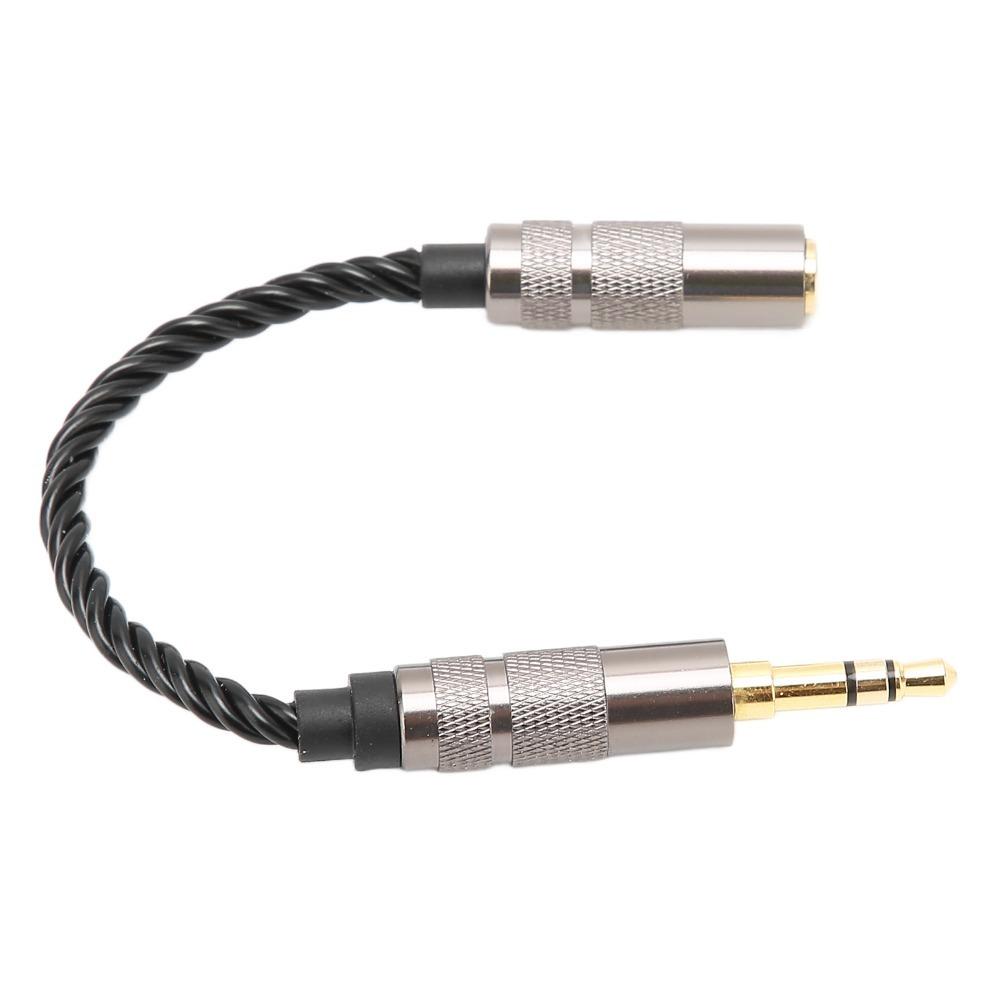 Lossless Sound Headphone Jack Conversion Cable 4 Strands of Stranding Cable  Music Listening