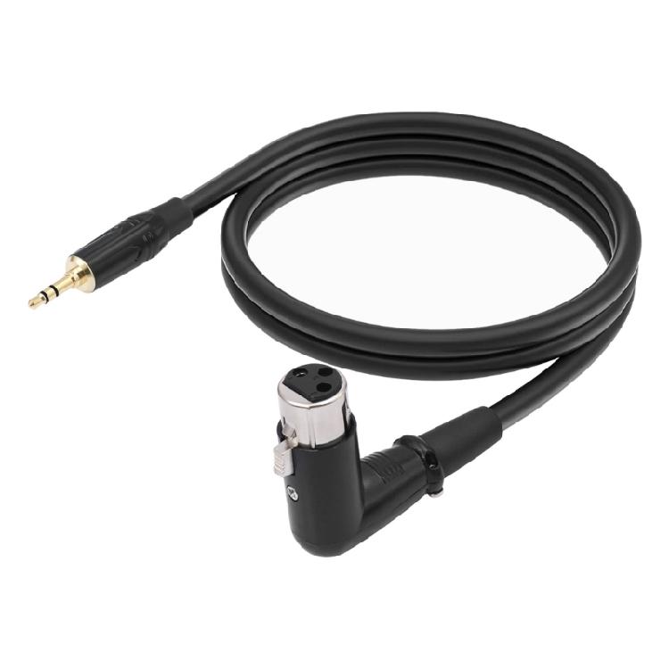 Travel 3.5mm TRS to 3Pin Microphone Cable for Space Saving Connection in Tight Studio Environment 30cm to 3.0m
