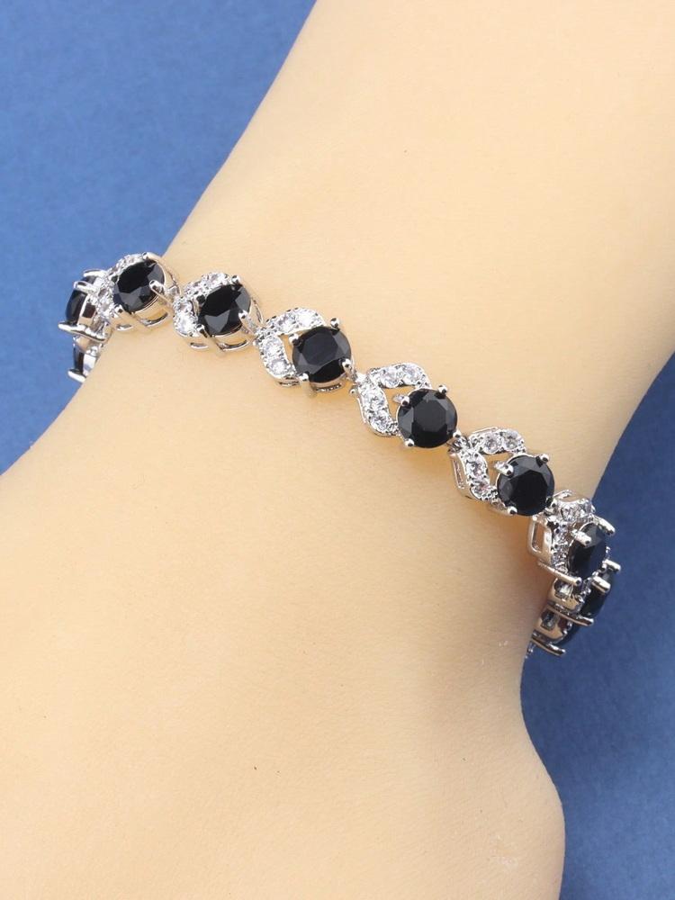 Original  Charms France Elegant Women Fine Jewelry Accessories 12 Colorful Adjustable Length Chain Link Bracelet For Girls