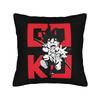 Dbz Goku Throw Pillow Cover Polyester Throw Pillow Cute Chibi Custom Pillowcover Home Decor