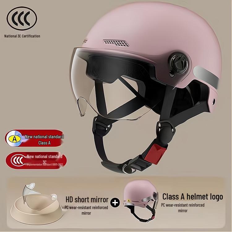 Certified 3C Electric Battery Motorcycle Helmet for All Seasons