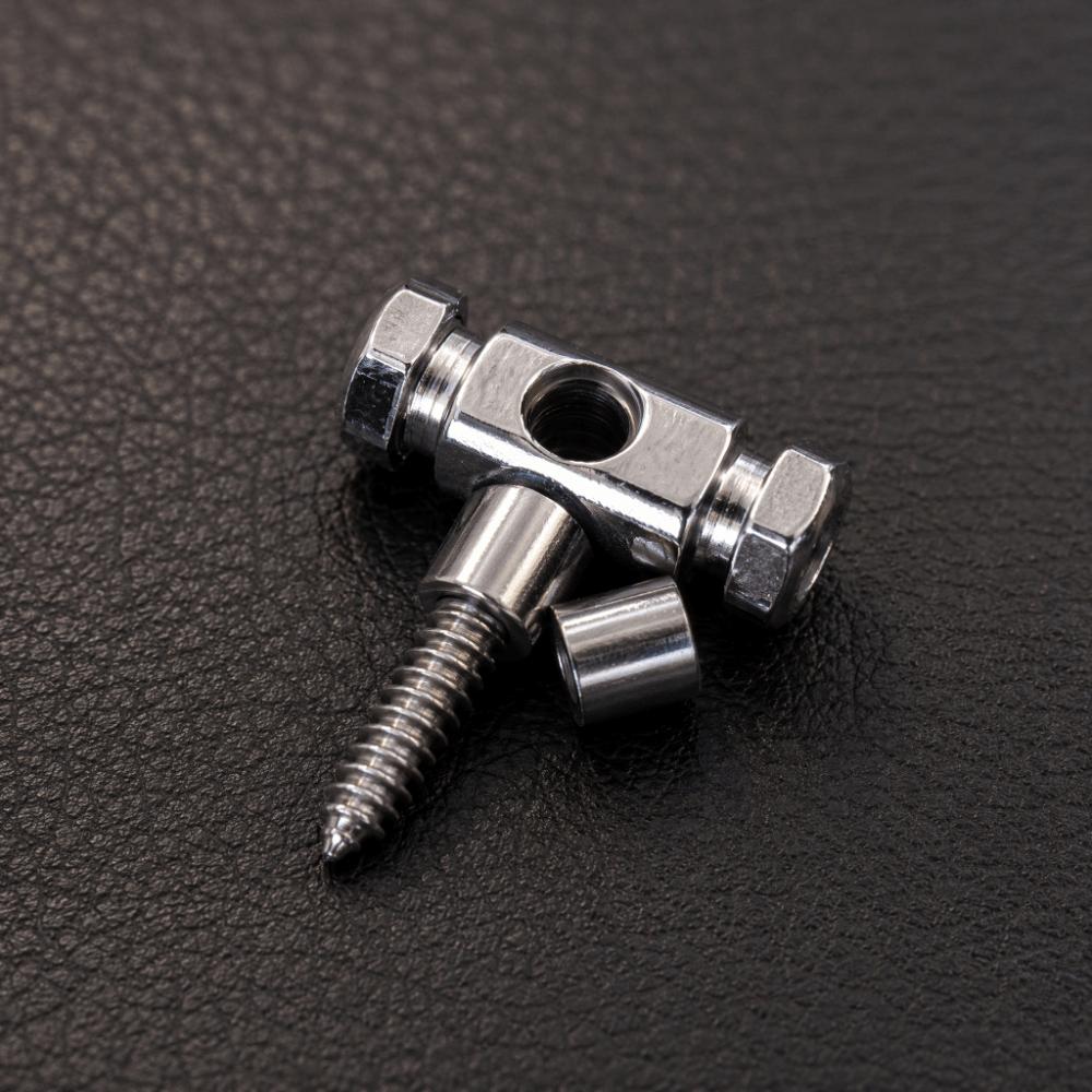 4PCS With Screw Guitar String Retainer Metal Guitar Accessory String Guide  For Electric Guitars