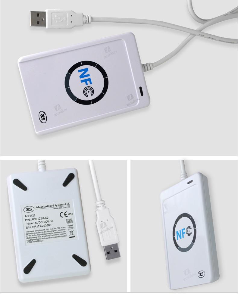 ACR122U Contactless IC Card Reader for MIFARE and M1 Cards