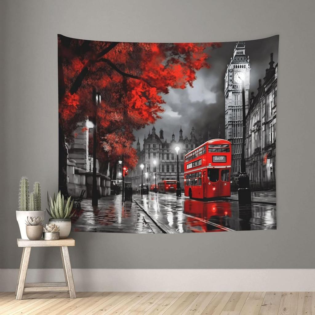 Hanging For Living Room Retro Skull And Roses Tapestry Modern Art Wall Blanket Aesthetic Tapestrys Indoor Outdoor Tapestries