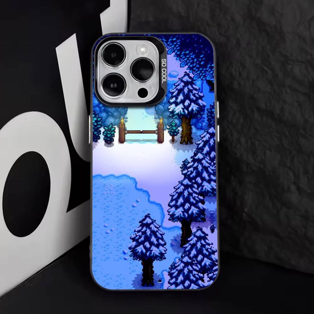 Stardew Valley   Phone Case For iPhone 17,16,15,14,13,12,11 Plus,Pro Max,XS,Colorful Silver Black Cover