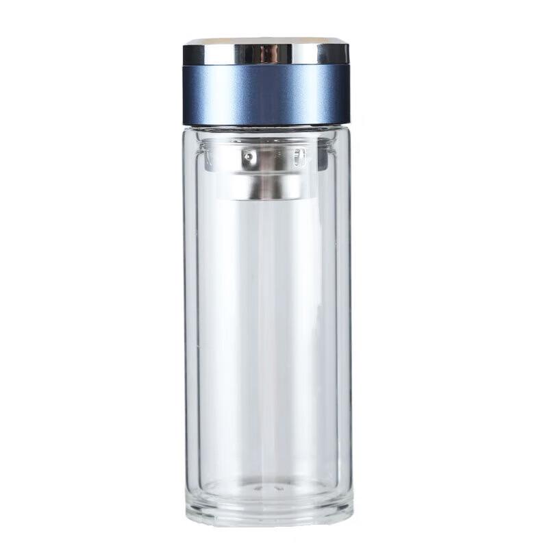 Zeyu Double-Wall Glass Travel Mug