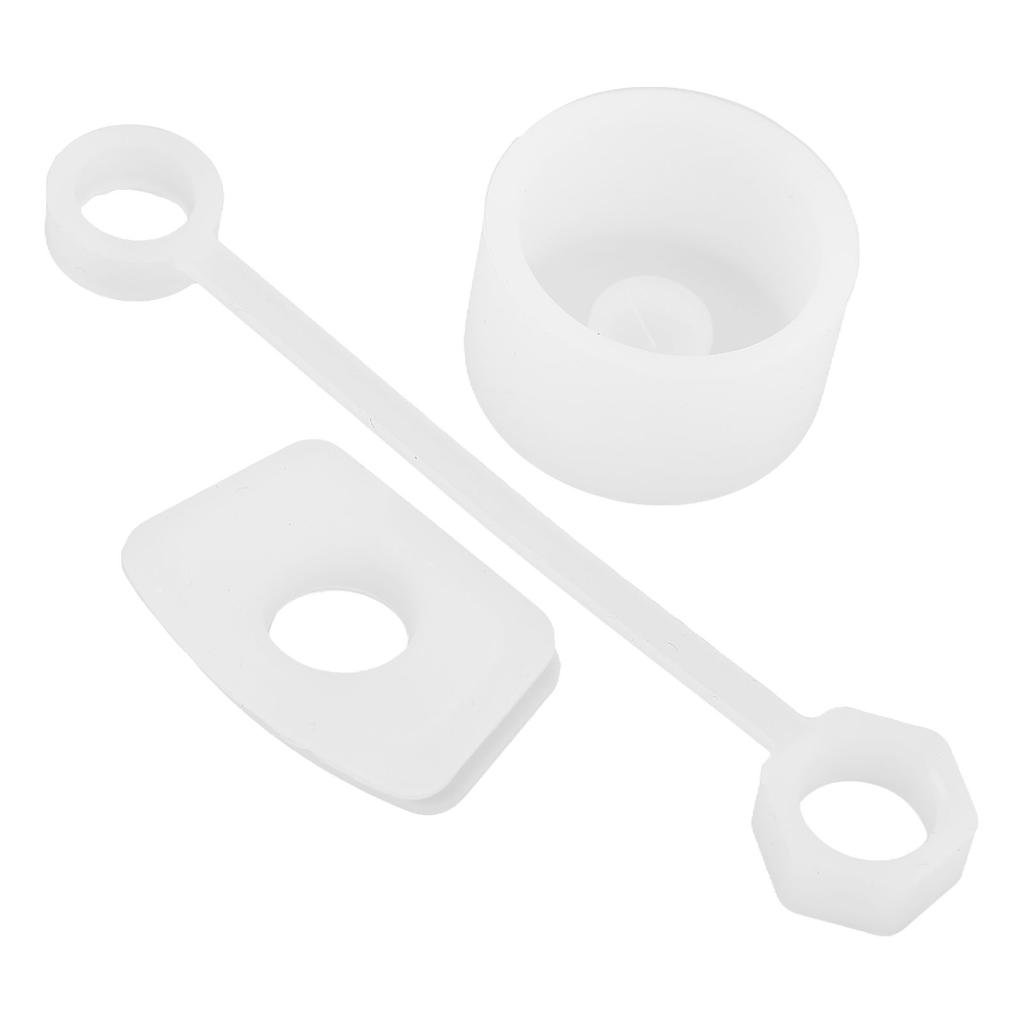4 Set Silicone Spill Proof Stopper Set Tumbler Accessories Including Straw Cover Cap Square Leak