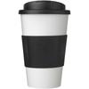 Americano 350 ml tumbler with grip and spill-proof lid White
