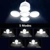 Portable Solar Search Light USB Rechargeable Folding Led Flashlight Football Bulbs with Hook Hanging Lamp Torch Emergency Lights