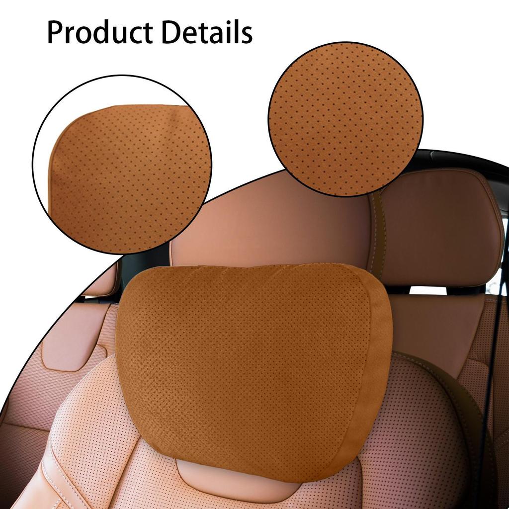 Car Headrest Neck Ergonomic Universal Comfortable Driving Travel Breathable Head Rest and