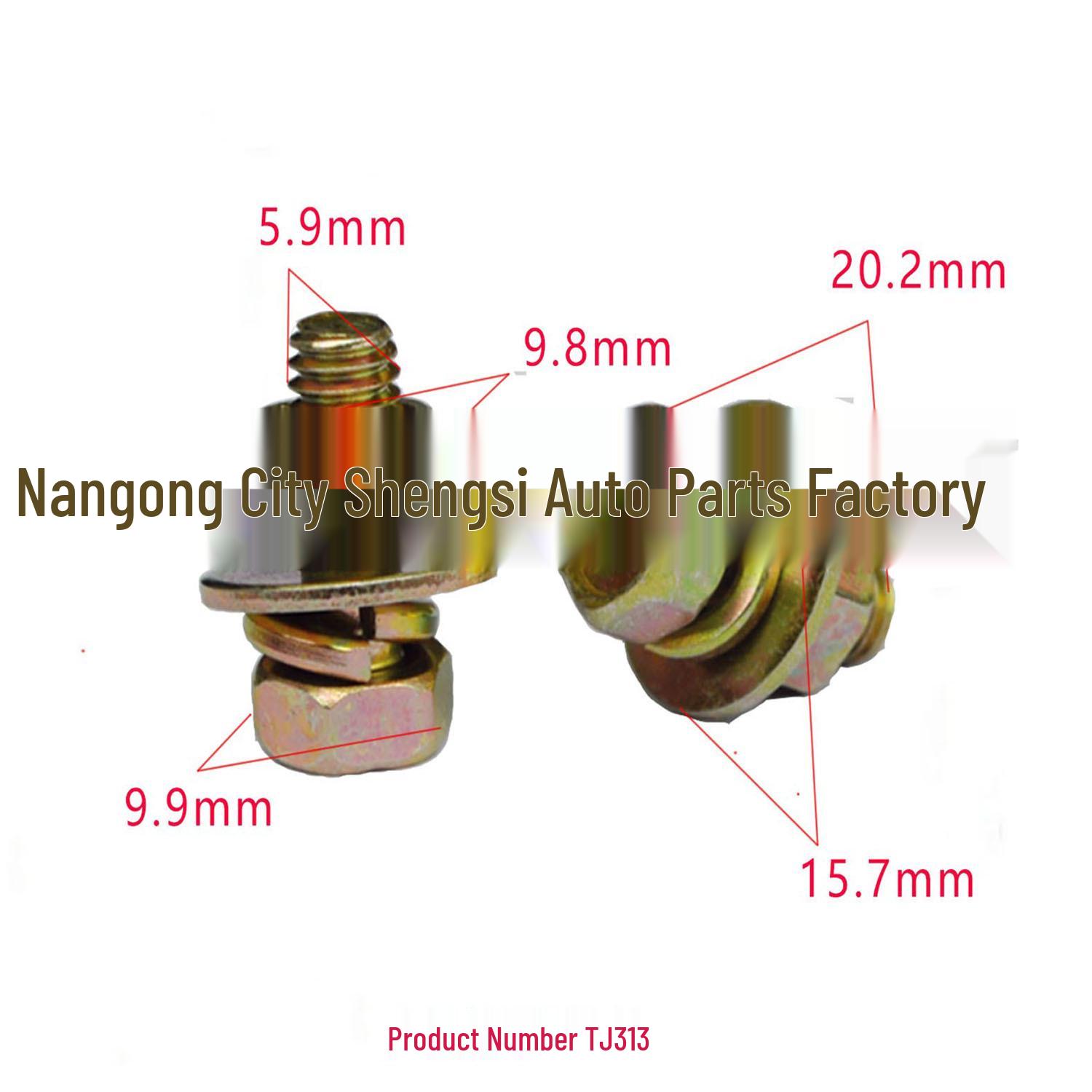 

Hexagonal Screw Clips for Car Trim Panel Installation 10000 pcs