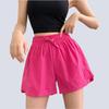 New Summer Sports Shorts Women's Quick-drying Fake Two Pieces Anti-light Three-point Running Training Fitness Yoga Pants Loose