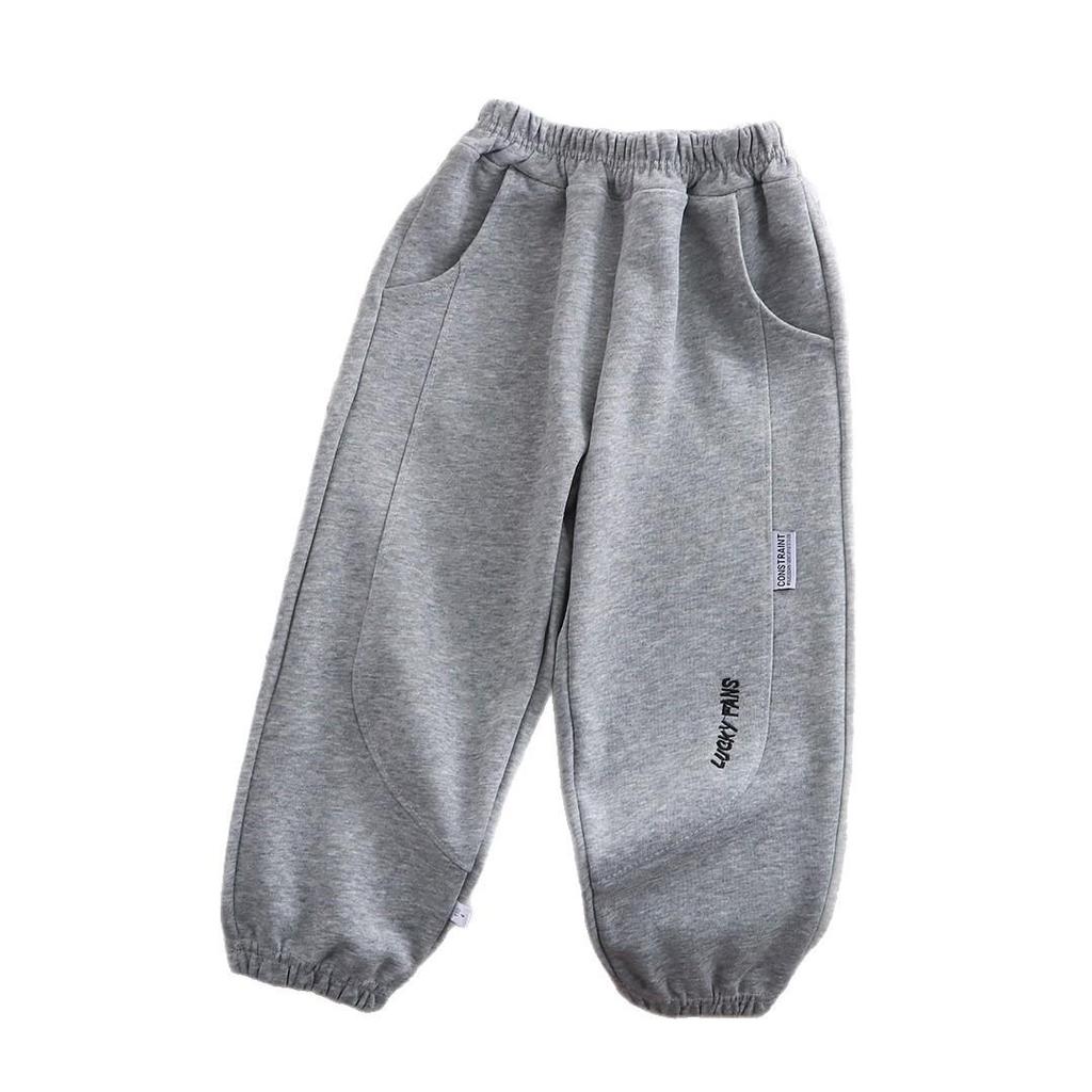 Kids' Casual Sports Joggers: Spring 2026 Boys' Korean-Style Loose Sweatpants