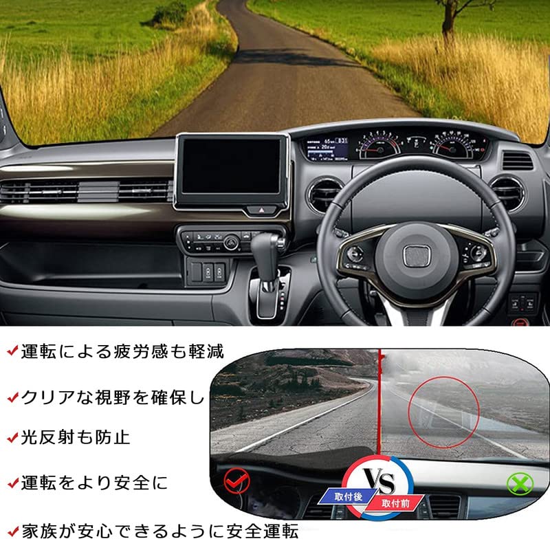 Compatible with Toyota Crown S210 Series Dashboard Sun Dashboard Light Flannel Heat and Waterproof (14th Generation) Mat, Vehicle-Specific Cover,