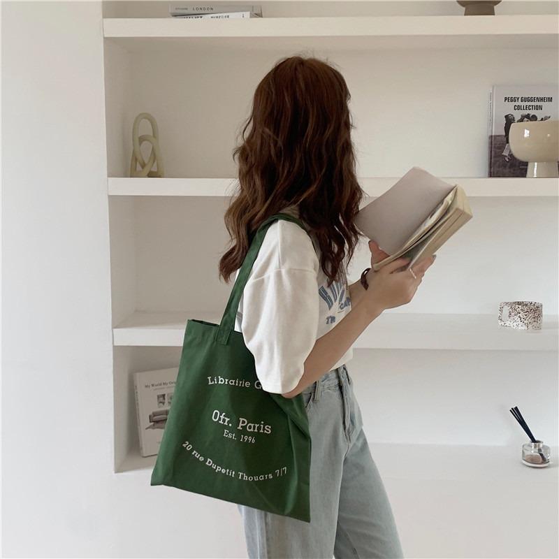 11 Peripheral Canvas Bags Wind Handheld Shoulder Bags School Girls Shopping Cloth Bags