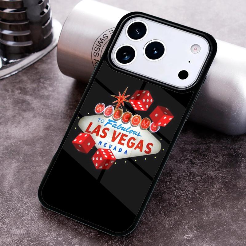 Las Vegas Nevada Gamble Phone Case for iPhone 17 16 15 Pro Max Air 14 13 12 11 Plus Shockproof Capa Cover