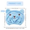 Fast Absorbent Dry Hair Cap Thick Corals Fleece Hair Towel Gentle On Hair Post Shower Swimming Use Head Cover Protections