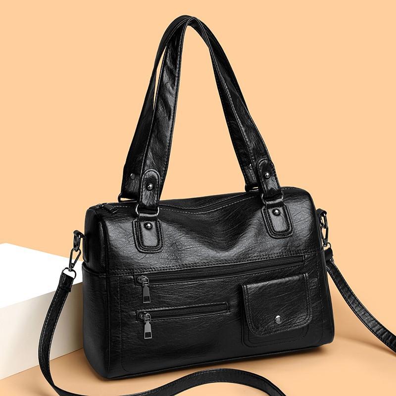 

Bag Women s Premium Sense Women s Bag Multi-Pocket Handbag Women s Versatile Crossbody Bag Shoulder Bag Women s Premium Sense Commuter чорний