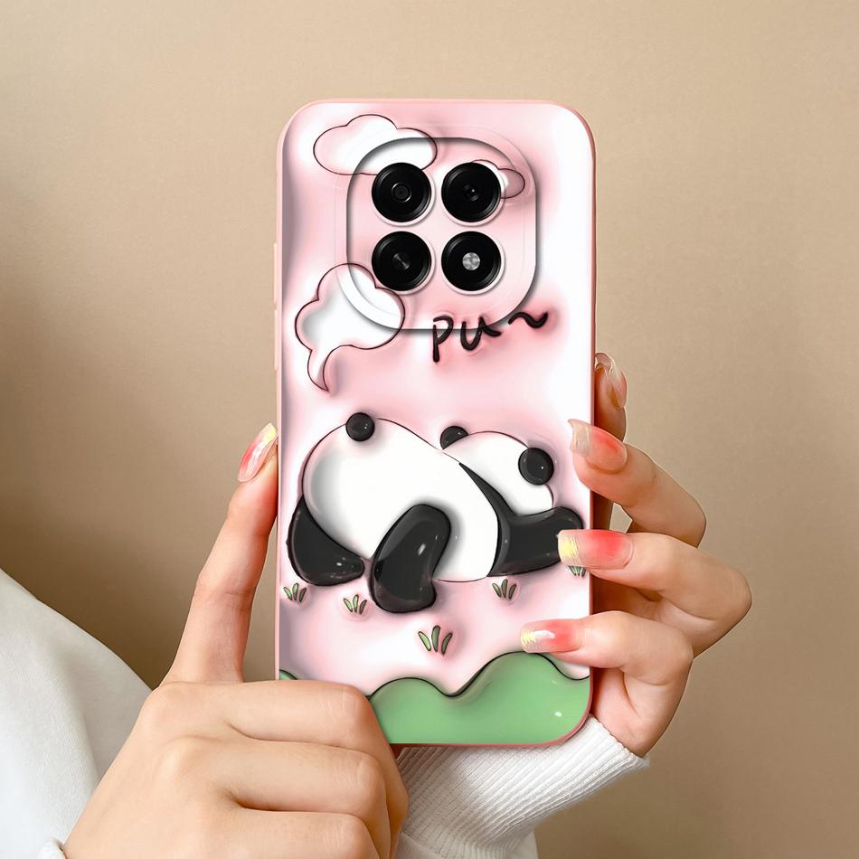 For Oppo A5 Pro 5G Phone Case Cute Cartoon Back Cover For Oppo A 5 2025 Full Protection Soft Liquid Silicone Anti Drop Housing
